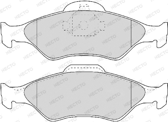 Brake Pad Set, disc brake (FD6891A)