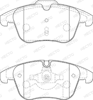 Brake Pad Set, disc brake (FD7384A)