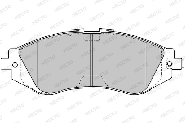 Brake Pad Set, disc brake (FD6815A)
