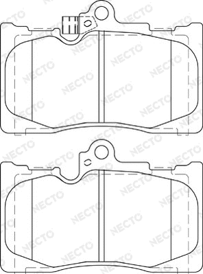 Brake Pad Set, disc brake (FD7419A)