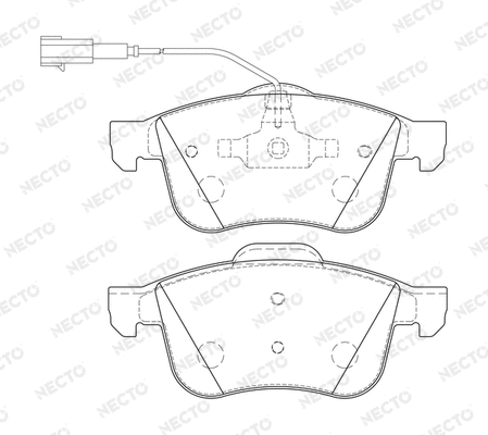 Brake Pad Set, disc brake (FD7196A)