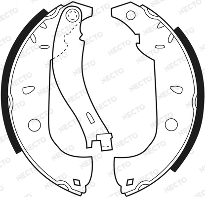 Brake Shoe Set (N1318)