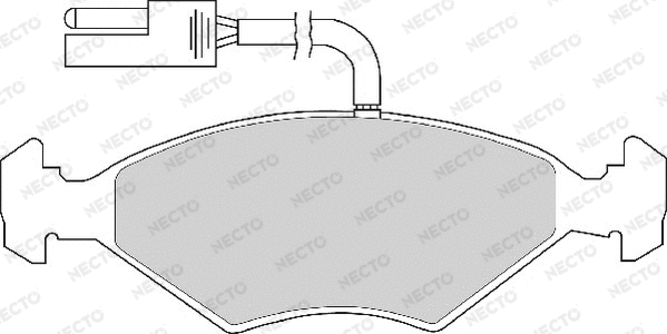 Brake Pad Set, disc brake (FD6245A)