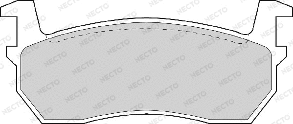 Brake Pad Set, disc brake (FD891A)