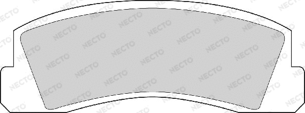 Brake Pad Set, disc brake (FD825A)