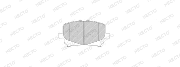 Brake Pad Set, disc brake (FD7166A)