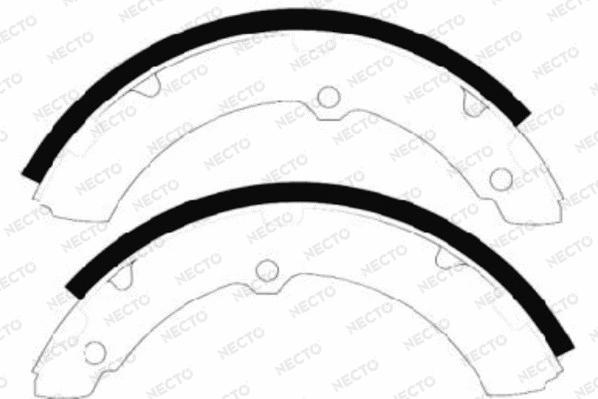 Brake Shoe Set (N1605)