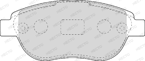 Brake Pad Set, disc brake (FD6948A)