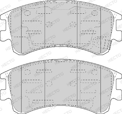 Brake Pad Set, disc brake (FD7067A)