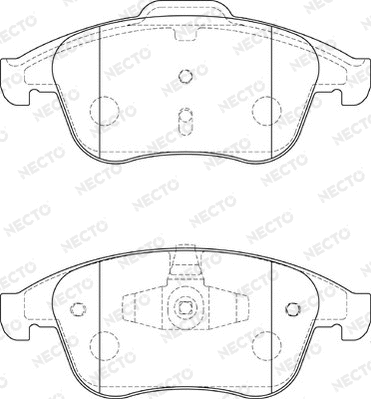 Brake Pad Set, disc brake (FD7392A)