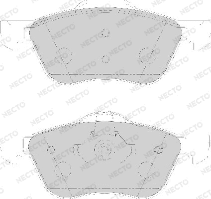 Brake Pad Set, disc brake (FD7131A)