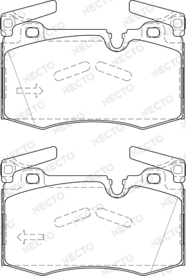Brake Pad Set, disc brake (FD7513A)
