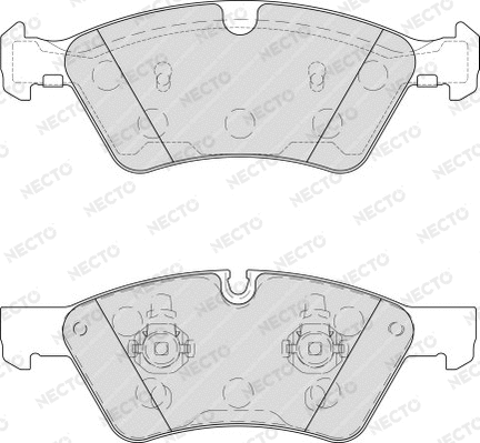Brake Pad Set, disc brake (FD7208A)