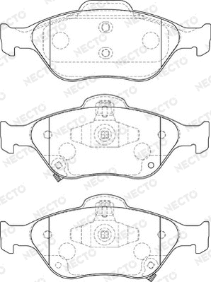 Brake Pad Set, disc brake (FD7242A)