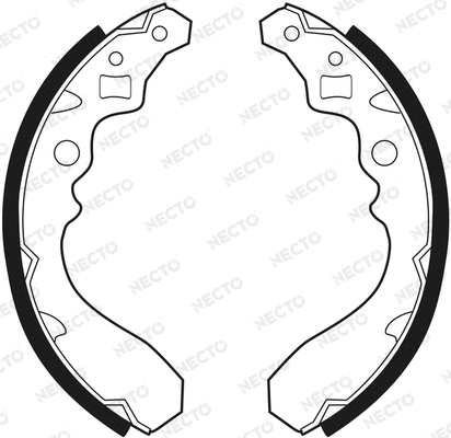 Brake Shoe Set (N1570)