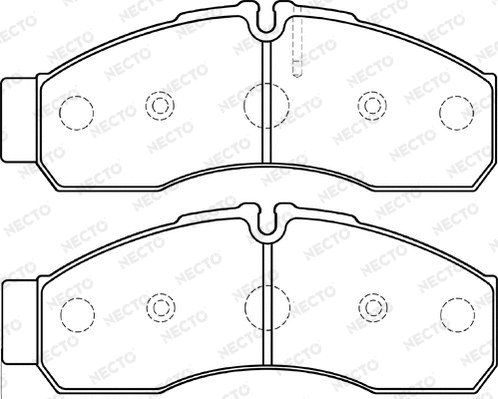 Brake Pad Set, disc brake (FD7444V)