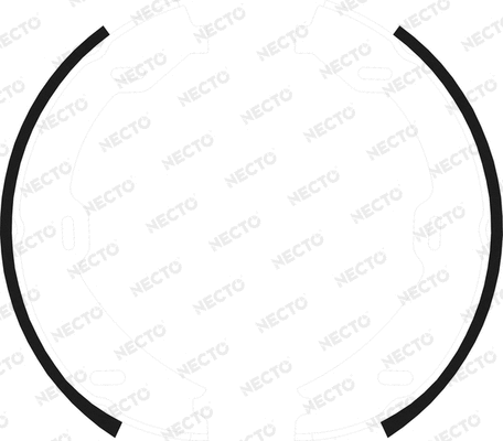 Brake Shoe Set, parking brake (N1695)