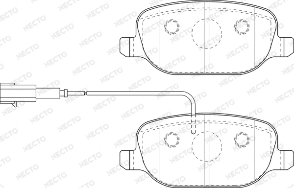 Brake Pad Set, disc brake (FD7502A)