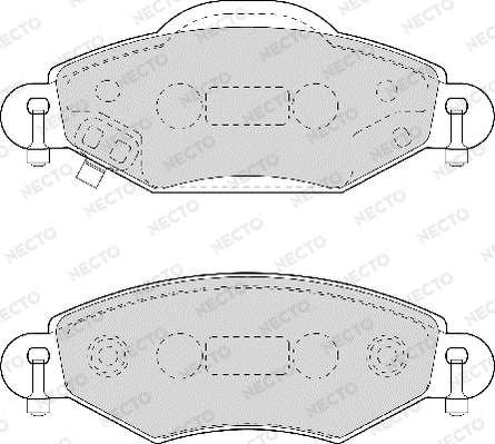 Brake Pad Set, disc brake (FD6967A)