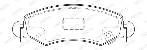 Brake Pad Set, disc brake (FD7203A)
