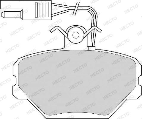 Brake Pad Set, disc brake (FD6361A)