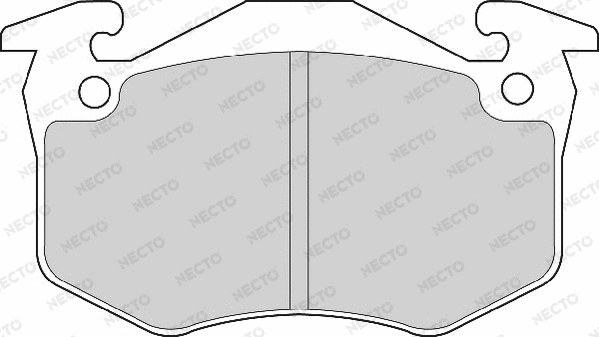 Brake Pad Set, disc brake (FD6442A)