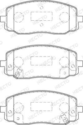 Brake Pad Set, disc brake (FD7252A)