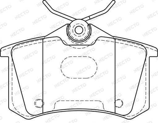 Brake Pad Set, disc brake (FD7388A)