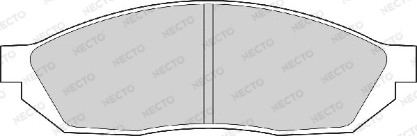 Brake Pad Set, disc brake (FD854A)