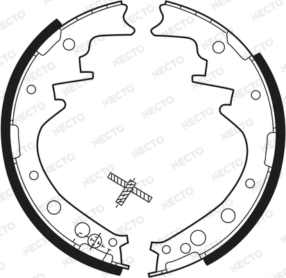 Brake Shoe Set (N1418)