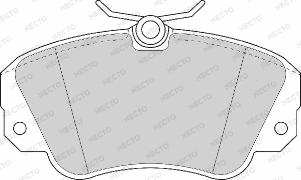 Brake Pad Set, disc brake (FD6532A)