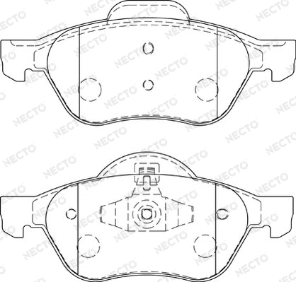 Brake Pad Set, disc brake (FD7229A)