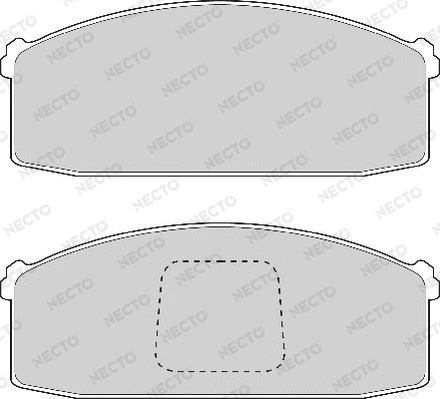 Brake Pad Set, disc brake (FD874A)