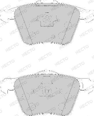 Brake Pad Set, disc brake (FD7116A)