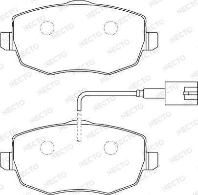 Brake Pad Set, disc brake (FD7299A)