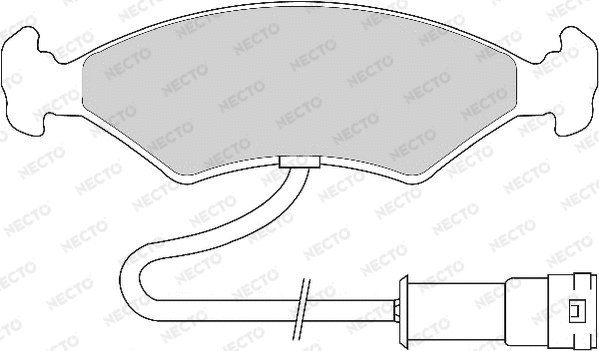 Brake Pad Set, disc brake (FD6428A)
