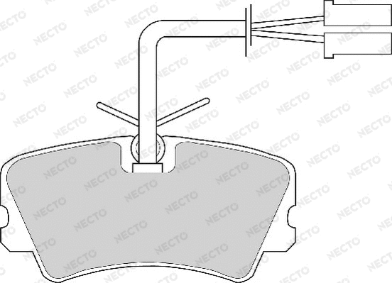 Brake Pad Set, disc brake (FD461A)