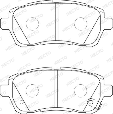 Brake Pad Set, disc brake (FD7372A)