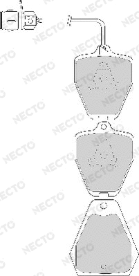 Brake Pad Set, disc brake (FD6787A)