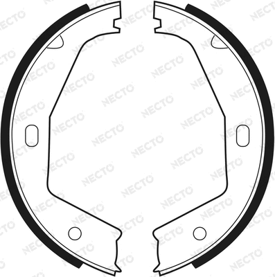 Brake Shoe Set, parking brake (N1501)
