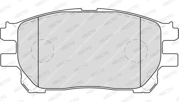 Brake Pad Set, disc brake (FD7230A)