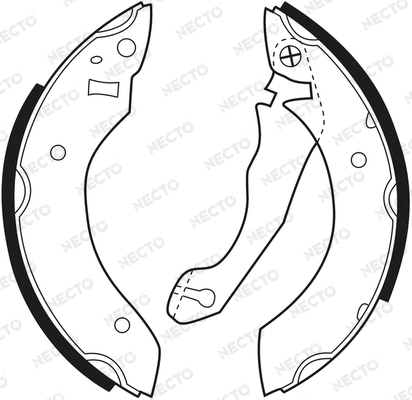 Brake Shoe Set (N1158)