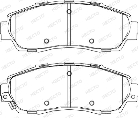 Brake Pad Set, disc brake (FD7381A)