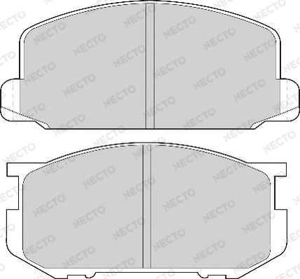 Brake Pad Set, disc brake (FD6196A)