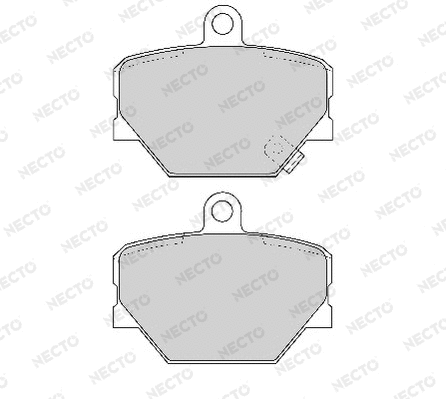 Brake Pad Set, disc brake (FD6774A)
