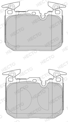 Brake Pad Set, disc brake (FD7616A)
