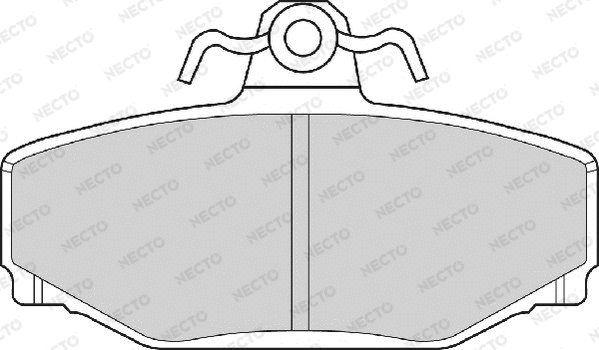 Brake Pad Set, disc brake (FD6716A)