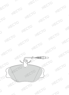 Brake Pad Set, disc brake (FD6612A)