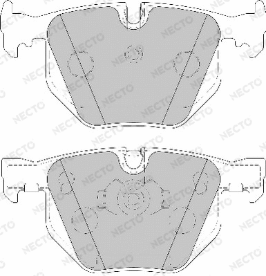 Brake Pad Set, disc brake (FD7130A)
