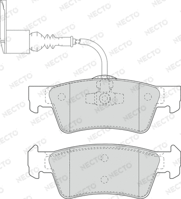Brake Pad Set, disc brake (FD7207V)
